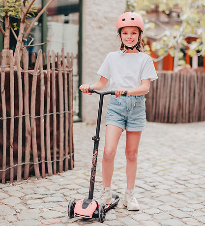 Scoot And Ride Highway Kick 5 - Led - Rose