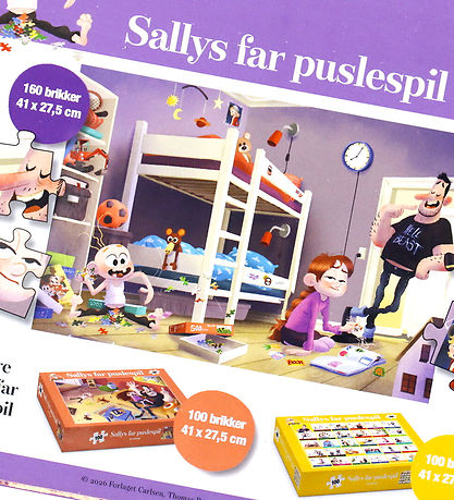 Forlaget Carlsen Puslespil - 160 Brikker - Sallys Far
