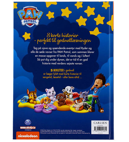 Forlaget Carlsen Bog - Fem Minutter I Godnat - Paw Patrol