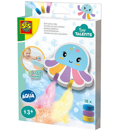 SES Creative Badelegetøj - Blæksprutte m. Badfarver