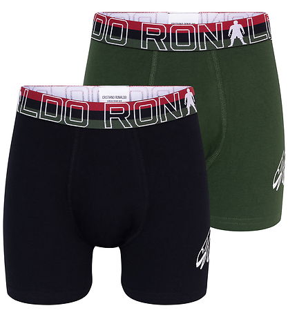 CR7 Boxershorts - 2-pak - Sort/Grøn