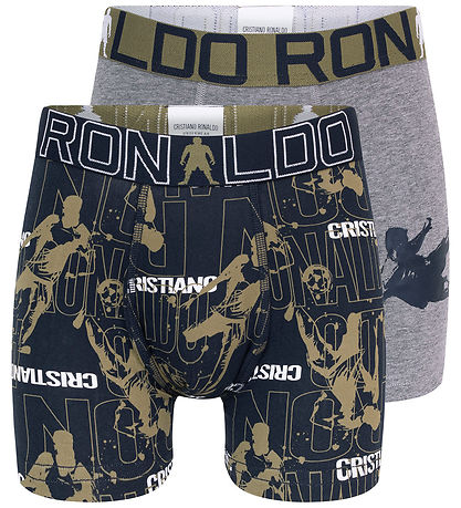 CR7 Boxershorts - 2-pak - Grå/Blå