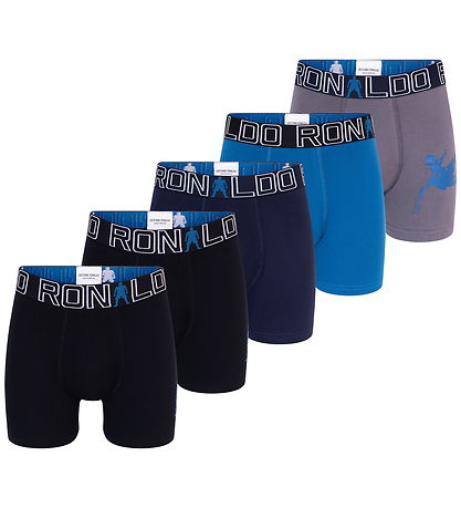 CR7 Boxershorts - 5-pak - Sort/Grå/Blå