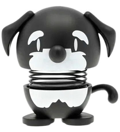 Hoptimist Schnauzer Hund - XS - 5,8 cm - Sort