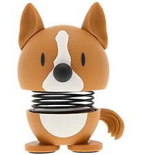 Hoptimist Corgi Hund - XS - 6 cm - Brun
