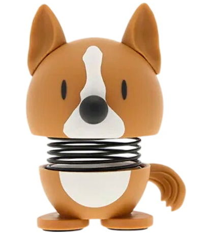 Hoptimist Corgi Hund - XS - 6 cm - Brun