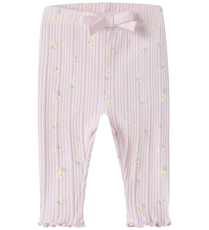 Name It Leggings - Rib - NbfJelly - Cradle Pink