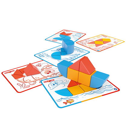 Geomag Magnetsæt - Magicube Recycled Blocks and Cards - 16 Dele