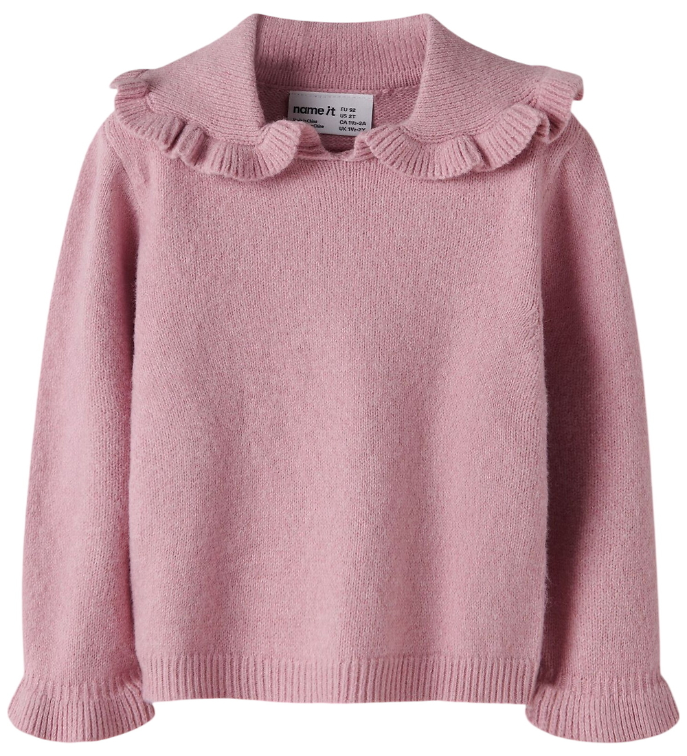 Name It Bluse - Strick - NmfKirstena - Flieder - Name It - 6 Jahre (116) - Blusen