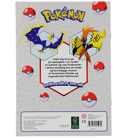 Forlaget Carlsen Malebog - Pokémon