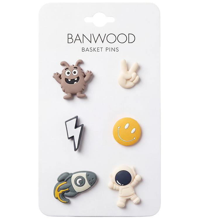 Banwood Basket Pins - 6 stk. - Space