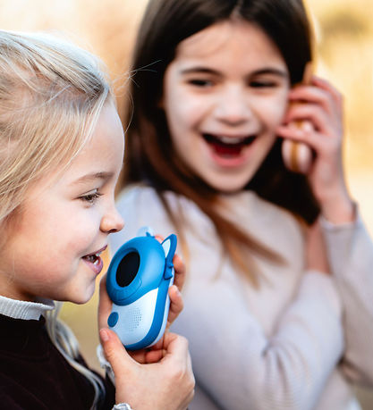 The Zoofamily Walkie Talkies - Racoon & Deer - Blå/Brun