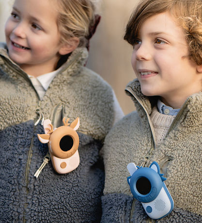 The Zoofamily Walkie Talkies - Racoon & Deer - Blå/Brun