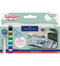 Faber-Castell Markers - Creative Haven - 6 pcs