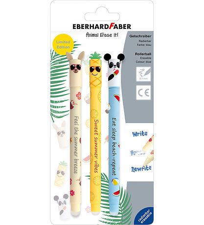 Faber-Castell Kuglepenne - Erase It - 3 stk.