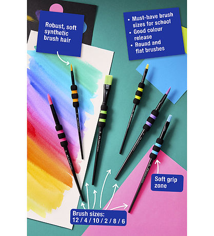 Faber-Castell Pensler - Soft Touch - 6 stk.