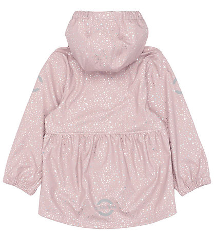 Mikk-Line Regntøj - Pu - Glitter - Adobe Rose