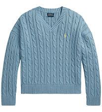 Polo Ralph Lauren Bluse - Strik - Cassidy Blue