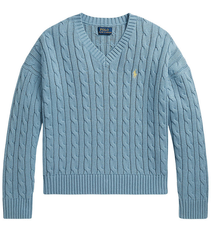 Polo Ralph Lauren Bluse - Strik - Cassidy Blue