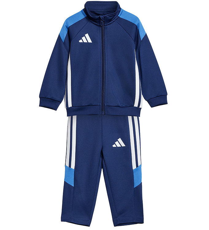 adidas Performance Træningssæt - Tiro ES Ts - I - Dkblue/Broyal/