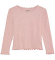 Huttelihut Bluse - Rib - Pale Mauve