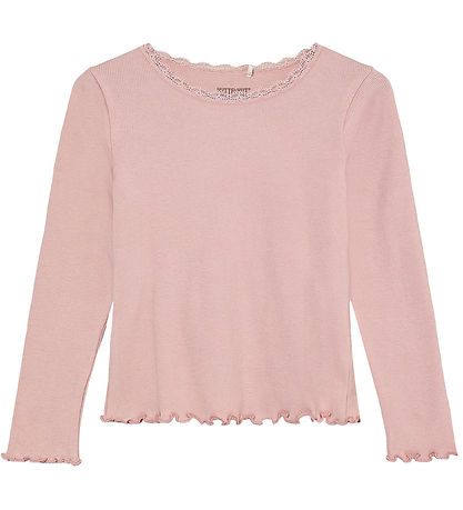 Huttelihut Bluse - Rib - Pale Mauve