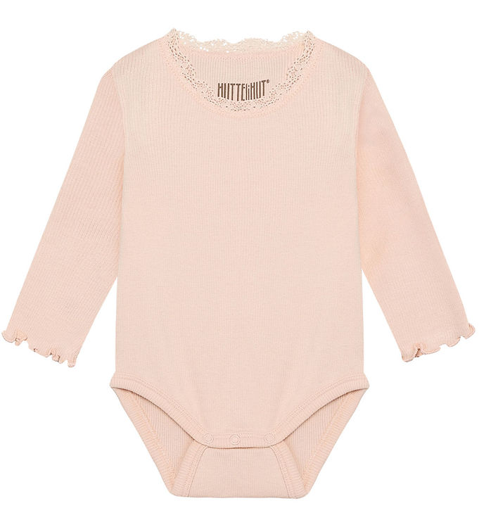 Huttelihut Body l/æ - Rib - Modal/Bomuld - Peach Blush