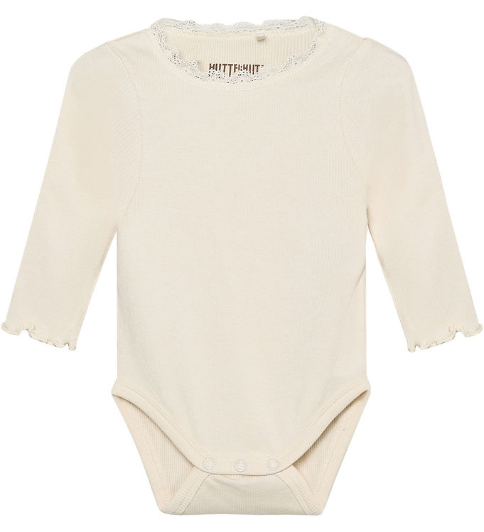 Huttelihut Body l/æ - Rib - Modal/Bomuld - Antique White