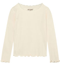 Huttelihut Bluse - Rib - Antique White
