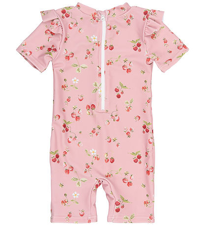Petit Piao Badeheldragt - PpEm - Misty Rose Strawberry