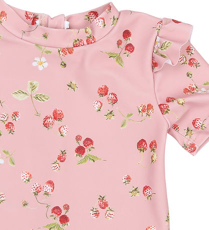 Petit Piao Badeheldragt - PpEm - Misty Rose Strawberry