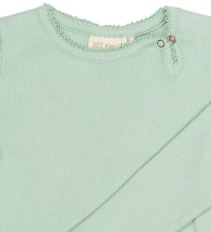 Petit Piao Body l/æ - Rib - PpSea - Frosty Green