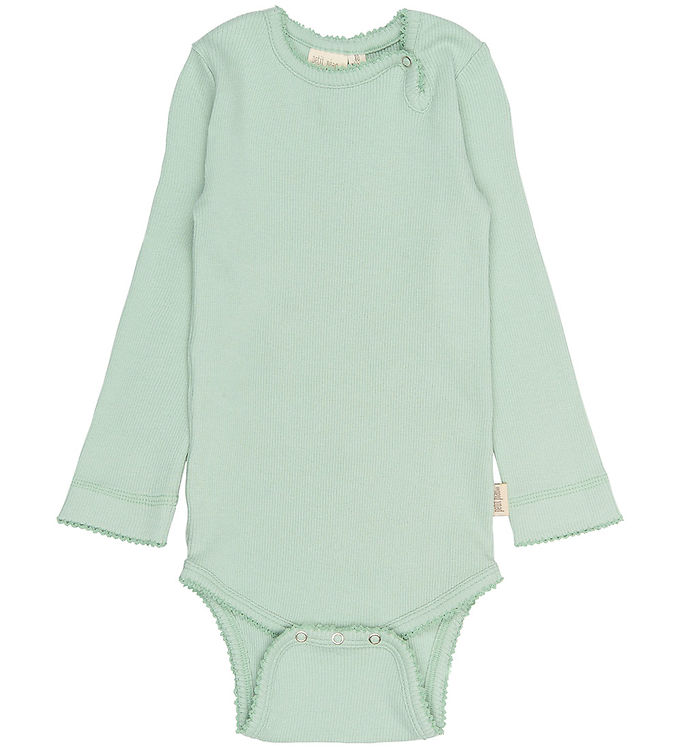 Petit Piao Body l/æ - Rib - Modal/Bomuld - PpSea - Frosty Green