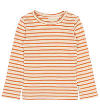 Petit Piao Bluse - Rib - PpSky - Coral Gold
