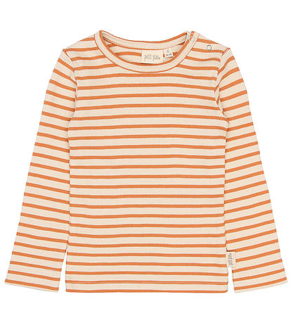Petit Piao Bluse - Rib - PpSky - Coral Gold