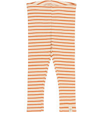 Petit Piao Leggings - Rib - Ppsky - Coral Gold