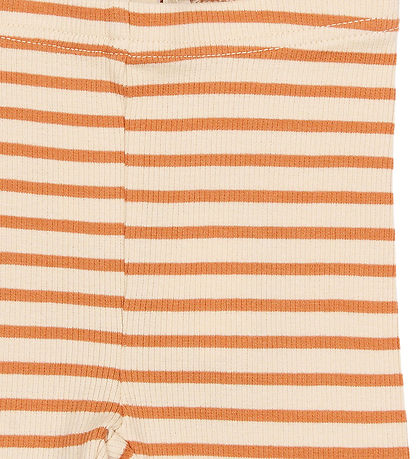 Petit Piao Leggings - Rib - Ppsky - Coral Gold