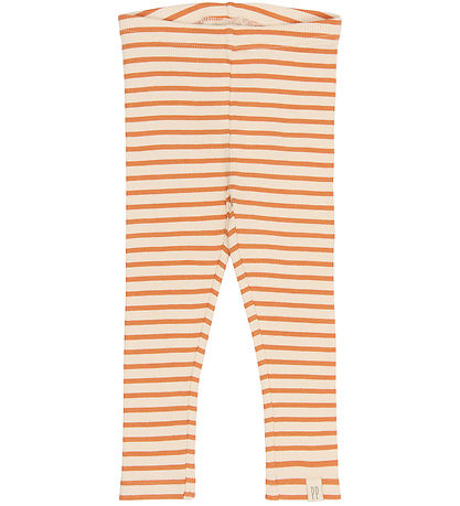 Petit Piao Leggings - Rib - Ppsky - Coral Gold