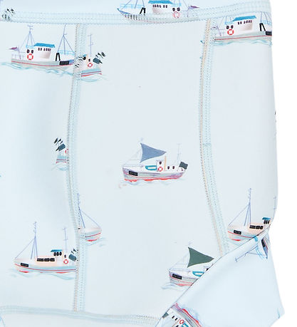 Petit Piao Blebadebukser - PpExa - Illusion Blue Boat