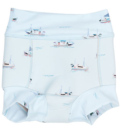 Petit Piao Blebadebukser - PpExa - Illusion Blue Boat