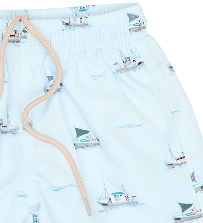 Petit Piao Badeshorts - PpErel - Illusion Blue Boat