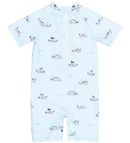 Petit Piao Badeheldragt - PpEmmet - Illusion Blue Boat