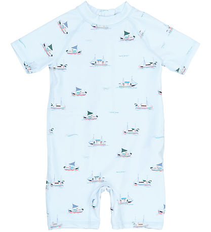 Petit Piao Badeheldragt - PpEmmet - Illusion Blue Boat