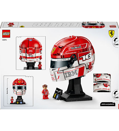 LEGO® Editions - Scuderia Ferrari HP Charles Leclerc-hjelm 43014