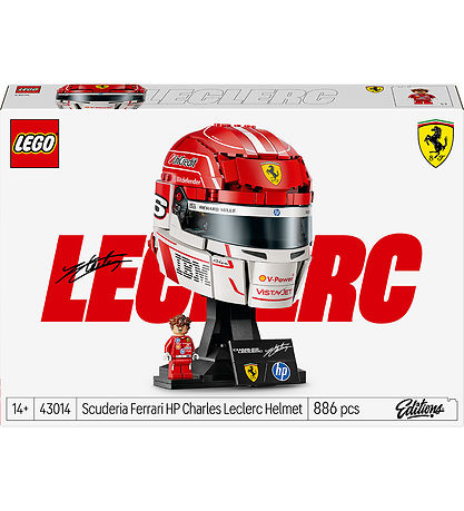 LEGO® Editions - Scuderia Ferrari HP Charles Leclerc-hjelm 43014