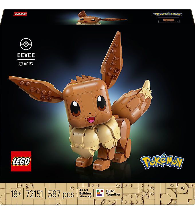 LEGO® Pokémon - Eevee 72151 - 587 Dele