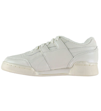 Reebok Sko - Workout Plus - Chalk/Chalk/Purepink