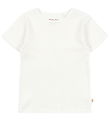 Konges Sløjd T-shirt - Minnie - Optic White m. Hulmønster