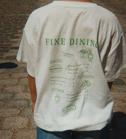 Konges Sløjd T-shirt - Era - Off White/Fine Dining