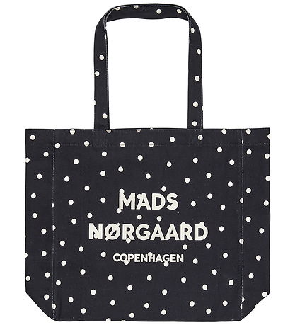 Mads Nørgaard Shopper - Boutiqno Athene - Dot Aop Black